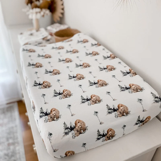 Grizzly Bassinet Sheet/Change Pad