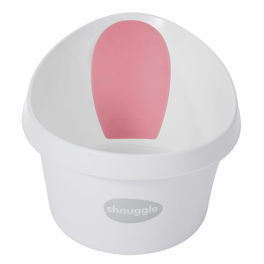 Shnuggle Toddler Bath -White/Pink