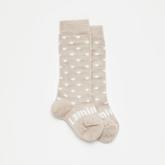 Merino Wool Knee High Socks - Truffle